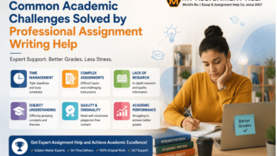 Common Academic Challenges Solved by Professional Assignment Writing Help